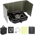Uniflasy Propane Camping Stove with Carry Bag and Cookware Set by Uniflasy