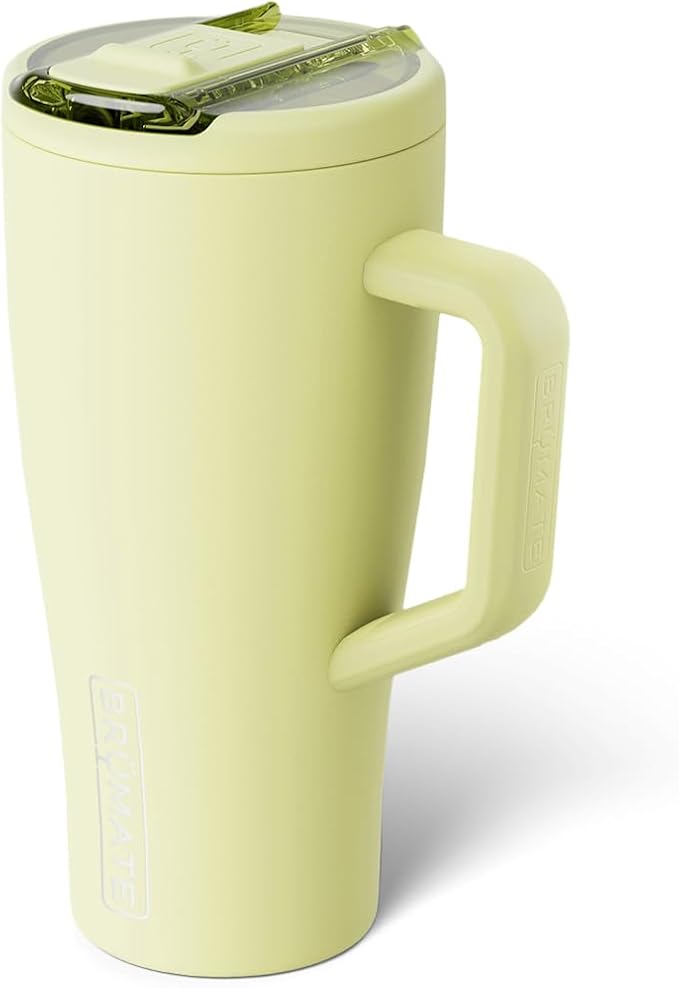 BrüMate Era Flip 30oz Tumbler with 100% Leakproof Covered Straw Lid | Hygienic Covered Straw | Insulated Stainless Steel Water Bottle with Handle | Cup Holder Friendly | BPA-Free (Prickly Pear) - Image 2
