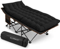 Camping cots, Oversized 32inch Width Portable Foldable Outdoor Bed for Adults Kids, Cot for Traveling Gear Supplier, Office Nap,Support 900 lbs-with Sleeping Pad Mattress by VetDrMois%C2%AEClinicalPetHealth
