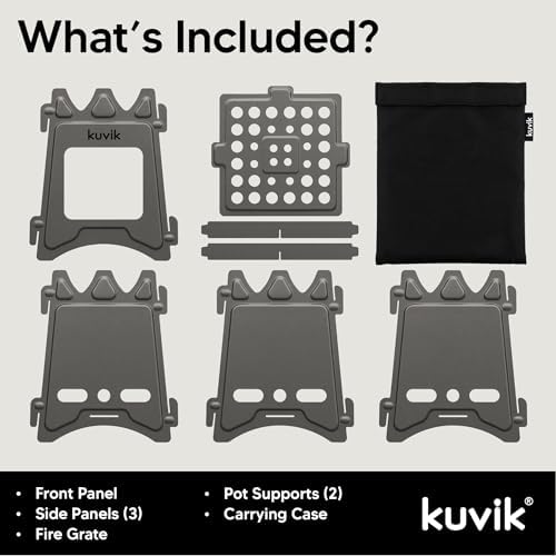 Kuvik Titanium Wood Stove - Ultralight and Compact Stove for Backpacking - Image 6