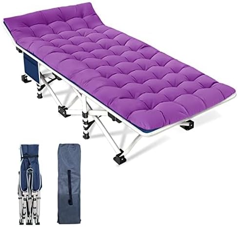 Camping Cot with Mattress 27 inch, Sleeping Cots for Adults by NESDCC