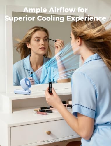 Aecooly Mighty Portable Handheld Fan | 26H Max Cooling | 3 Flexible Modes - Image 7