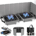 2-Burner Portable Propane Camping Stove,30000 BTU Foldable Gas Stove by Unknown