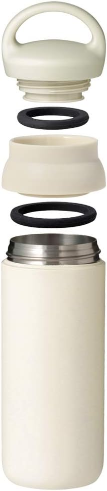 KINTO 21093 Day-off Tumbler, 16.9 fl oz (500 ml), Mustard, Double Wall Vacuum Construction, Hot and Cold Insulation, Water Bottle - Image 3