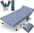 32" XXL Folding Camping Cot, Heavy Duty Camping cots for Adults by NESDCC