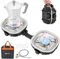Gonex Propane Camping Stove, 2-Burner Portable Camp Stove, 20,000 BTU by Gonex