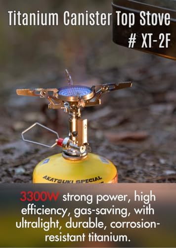 CAMPINGMOON Titanium Backpacking Stove Pressure Regulator Igniter XT-2F - Image 2
