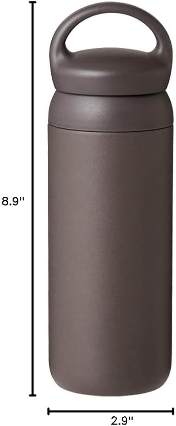 KINTO 21096 Dayoff Tumbler, 16.9 fl oz (500 ml), Dark Gray, Double Wall Vacuum Construction, Thermal and Cold Insulation, Water Bottle - Image 11