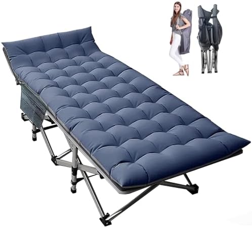 LILYPELLE Oversized XXL Folding Camping Cot, 32" H Heavy Duty Sleeping Cots by LILYPELLE