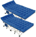 2 Pack Camping Cot with Mattress, Camping Cots for Adults by GETOVIN