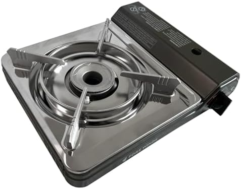 Iwatani Cassette Feu Butane gas Camp Stove, one, Gray by Iwatani