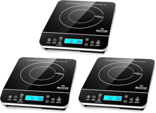 Duxtop Portable Induction Cooktop, Countertop Burner 1800W Silver 9600LS by duxtop