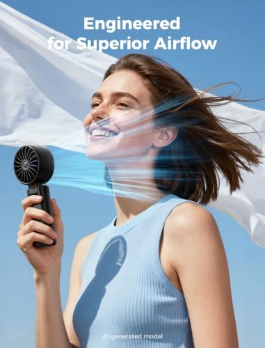 Aecooly Mighty Portable Handheld Fan with Cooling Plate | 20H Max Cooling - Image 4