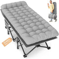 Slendor XXL Camping Cot with Mattress, Pillow & Carry Bag, 32" Extra Wide by Slendor