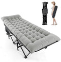 Camping Cot for Adults, Grey, 28" Extra Wide by Unknown