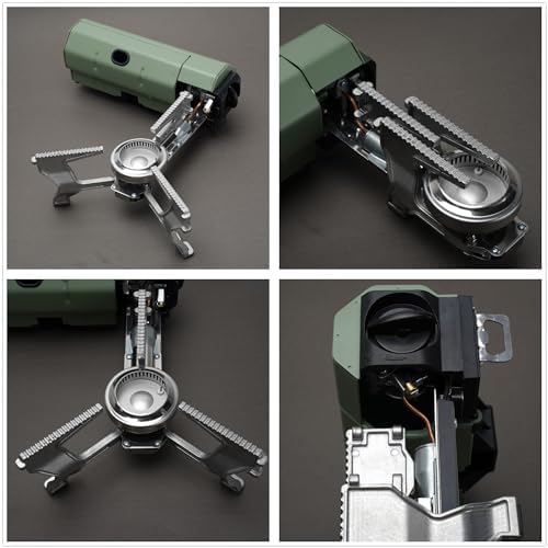 Foldable Gas Camping Stove with Bottle Opener, Backpacking Tool, GS330 - Image 2