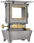 Thous Winds Camping Oil Lantern, Portable Stove for Outdoor Lighting Cooking Warming, Stainless Steel Oven, Retro Silver by ThousWinds