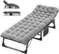 ABORON Extra Wide 28-Inch Folding Camping Cot for Adults with Mattress by ABORON
