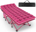 ZENPETIO XXL Folding Camping Cot for Adults, 32" Heavy-Duty Extra Wide Cots by ZENPETIO