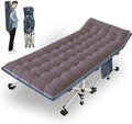 XXL 32" Camping Cot with Mattress, 900LBS Sleeping Cots for Adults by NESDCC