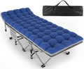 ZENPETIO Folding Camping Cot for Adults, 28" Heavy-Duty Portable Cots Bed by ZENPETIO