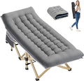 Folding Camping Cot with Mattress for Adults,28" Wide,600LBS by Candockway
