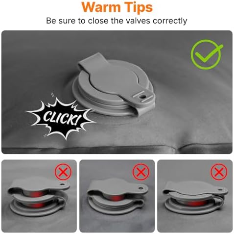 OGERY Sleeping Pad, Ultralight Inflating Camping Pad with 6" Extra-Thick - Image 7
