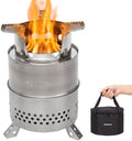 KingCamp Portable Camping Stove 304 Stainless Steel Wood Burning Stove by KingCamp