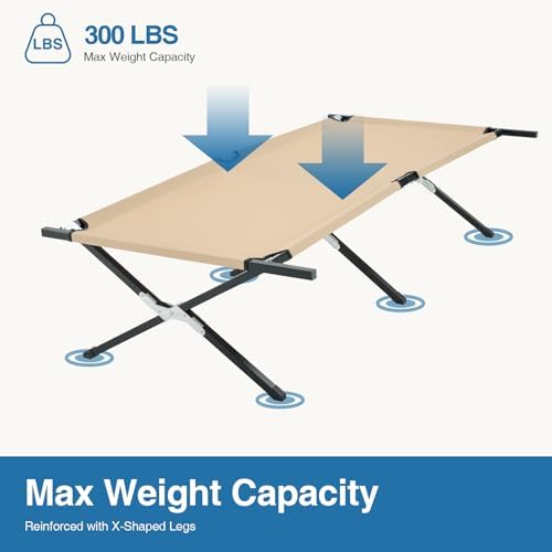 NEWBULIG Camping Cots for Adults, Foldable Bed, Sleeping Cot - Image 2