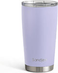 SANDJEST Blue Tumbler 20oz Stainless Steel Double Wall Vacuum Insulated, Travel Coffee Cup, Gifts for Men Women Birthday Christmas by SANDJEST