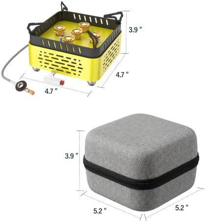 5 Flame Portable with Piezo Ignition Portable Gas Stove - Image 7