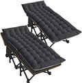 LILYPELLE Folding Camping Cot, Extra Wide Heavy Duty Sleeping Cots by LILYPELLE