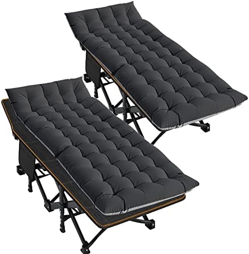 LILYPELLE Folding Camping Cot, Extra Wide Heavy Duty Sleeping Cots by LILYPELLE