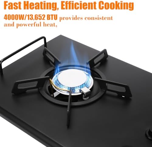 Camping Stove for IGT Table, Portable Isobutane Gas Stove with Carry Bag, 4000W Camp Stove,Folding Propane Burner, IGT Accessories for Picnic, RV, Car Trip, Tailgating, Patio, Backyard - Image 4