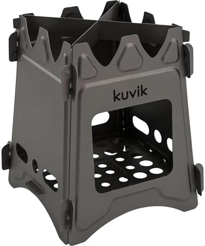 Kuvik Titanium Wood Stove - Ultralight and Compact Stove for Backpacking by kuvik