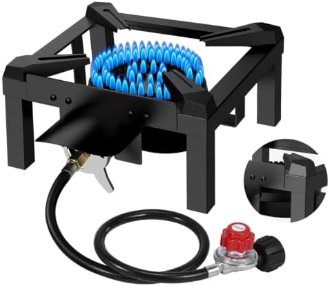 BESTFIRE Propane Burner 100K BTU for Outdoor Cooking by GrillsOutdoorCooking
