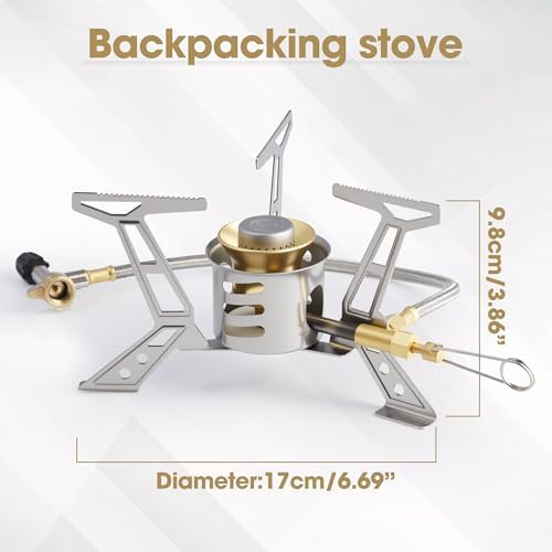 Multi Fuel Stove Burner with SILENT CAP for Outdoor Camping Hiking - Image 2