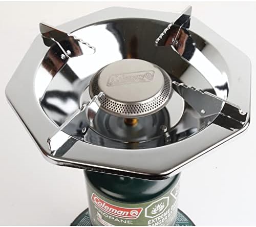 Coleman BottleTop Propane Stove with Adjustable Burner, Portable Camping/Backpacking Cooker with 7650 BTUs of Power for Camping, Tailgating, Grilling, & More - Image 3