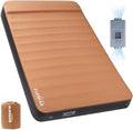 Elegear Air & Foam Camping Mattress 4" Built-in Electric Pump (Khaki,Full) by Elegear