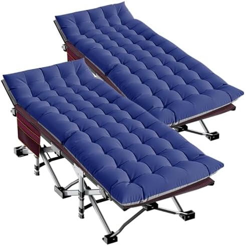 LILYPELLE Folding Camping Cot, Extra Wide Heavy Duty Sleeping Cots by LILYPELLE