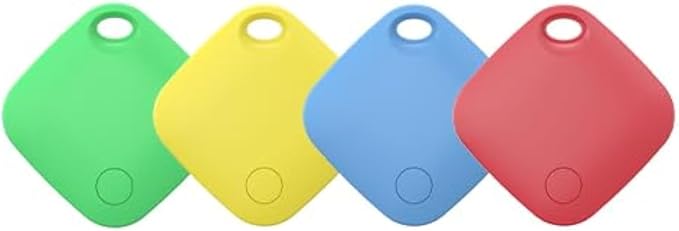 RSH Air Tracker Tag 4 Pack Bluetooth Luggage Tracker tag Locator Works by RSH