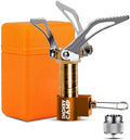 Mini 3000W Camping Stove, Ultralight Backpacking Camp Stove with a Carrying Case and an Additional Adapter, Compatable with Isobutane and Propane Tanks, Portable and Collapsible by SmokeyCamp