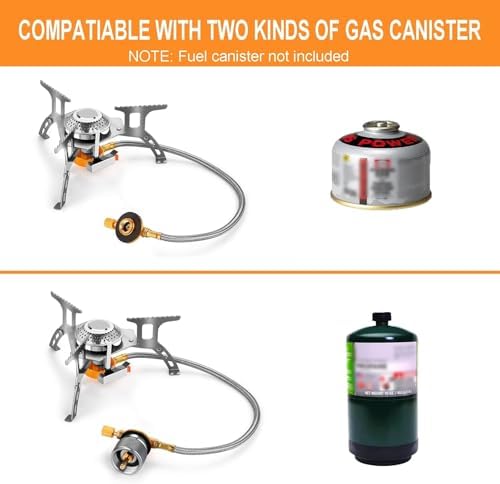 WADEO Camping Stove, 3700W Portable Backpacking Stove with Piezo Ignition - Image 5