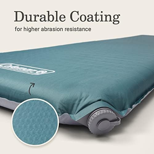 Coleman Silver Springs Self-Inflating Sleeping Pad, Comfortable Camp Pad with Insulating Foam & Durable PVC Coating, Lightweight Sleeping Mat Inflates in Minutes - Image 4
