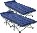 ABORON Camping Cot for Adults, 28 in Wide Folding Bed with Mattress by ABORON