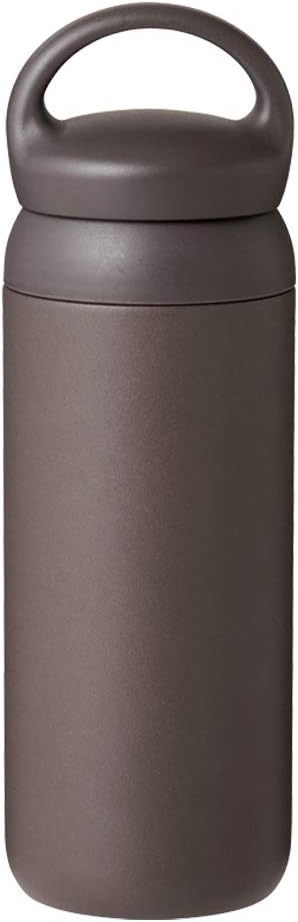 KINTO 21096 Dayoff Tumbler, 16.9 fl oz (500 ml), Dark Gray, Double Wall Vacuum Construction, Thermal and Cold Insulation, Water Bottle by Unknown