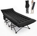 Camping Cot, Folding Camp Cot for Adults, Portable Outdoor Cot with Carry Bag & Mattress,Compact Bed for Travel,Guest,Home Office Nap by Canpsky