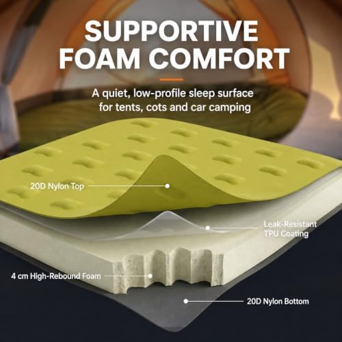 OGERY Foam Camping Mattress, Insulated Portable Sleeping Pad - Image 2