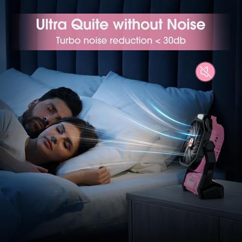 Portable Fan Rechargeable 20000mAh Cordless Battery Powered Camping Fan - Image 6