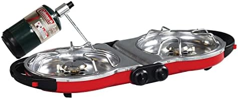 Coleman Fold ‘N Go 2-Burner Propane Stove, Dual Adjustable Burners with 20,000 BTUs of Power & InstaStart Ignition, Great for Camping, Tailgating, Grilling, & More - Image 2